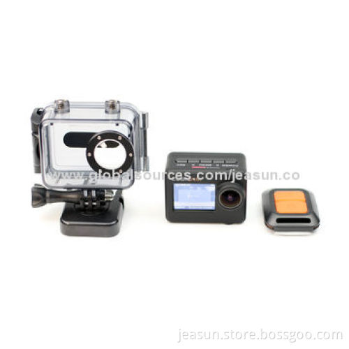 Full HD Real 1,080P Waterproof Sports Action Camera with Remote Controller